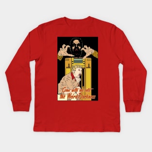 "Old Time Radio" Colorized Kids Long Sleeve T-Shirt